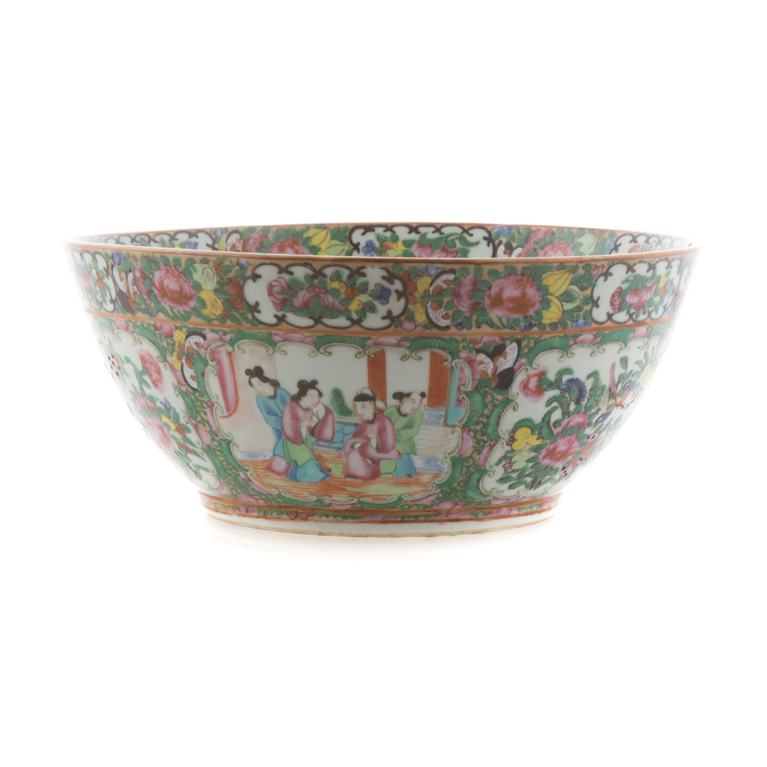 Appraisal: Chinese Export Rose Medallion bowl fourth quarter- th century in