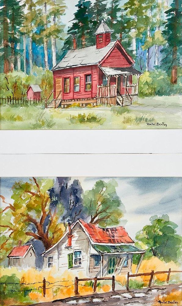 Appraisal: Rachel Bentley - Artist Rachel Bentley - Title Country cabin