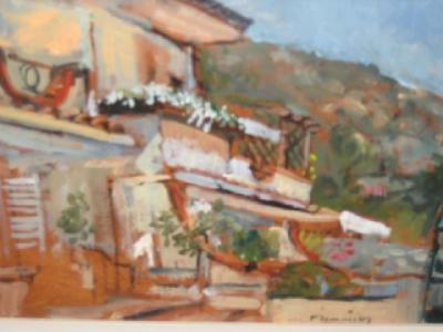 Appraisal: ANTHONY FLEMMING Verandah and Beacon signed pair on board x