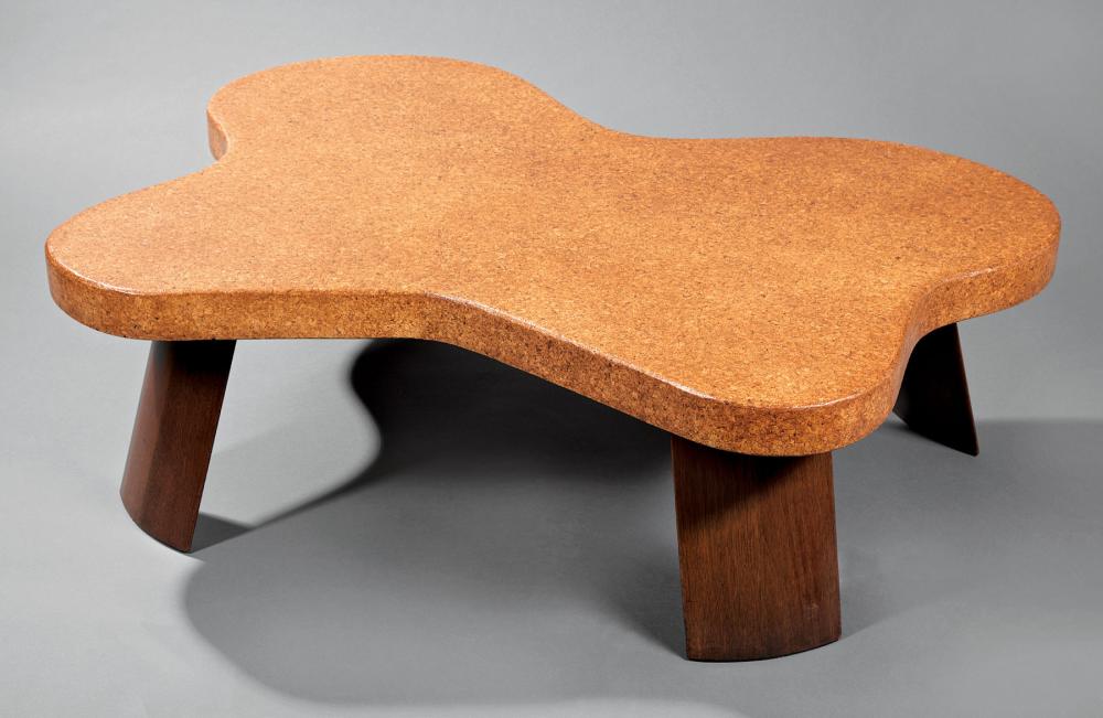 Appraisal: Paul Frankl - for Johnson Furniture Co Lacquered Cork and