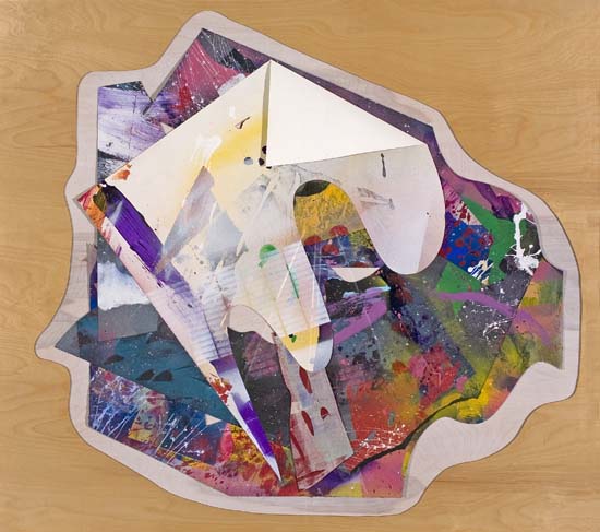 Appraisal: SAM GILLIAM - Dave Dove Liz Three dimensional color monotype