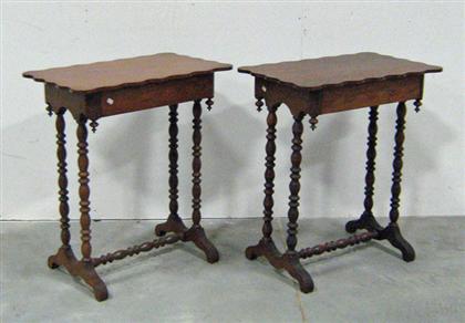 Appraisal: Pair of Victorian side tables