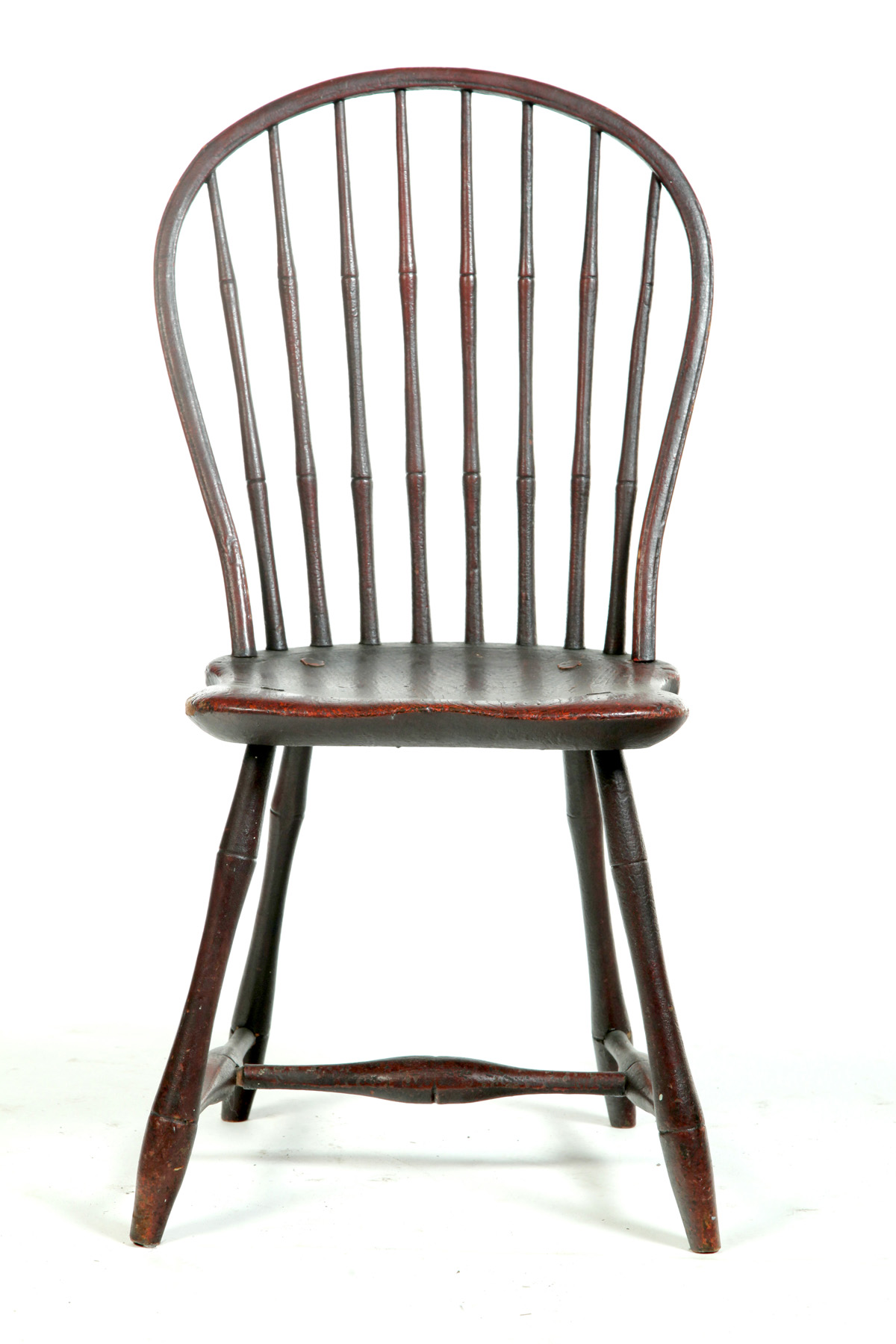 Appraisal: CHARLESTOWN MASSACHUSETTS BOWBACK WINDSOR SIDE CHAIR Marked for Thomas Cotton