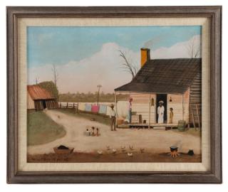 Appraisal: After William Aiken Walker Wash Day Gouache American School early