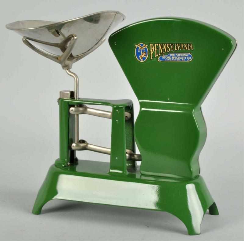 Appraisal: Green Silver National Store Scale Description Operates like new Condition