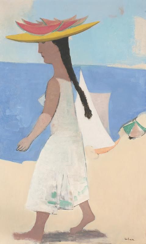 Appraisal: Untitled Girl at Beach by Louis Ribak Louis Ribak -