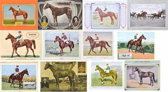 Appraisal: FIFTEEN COLOUR PRINTS OF MELBOURNE CUP WINNERS s- s the