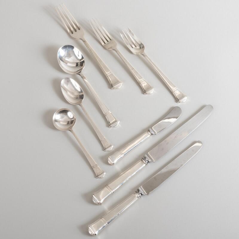 Appraisal: Tiffany Co Silver Flatware Service in the 'Windham' Pattern Marked