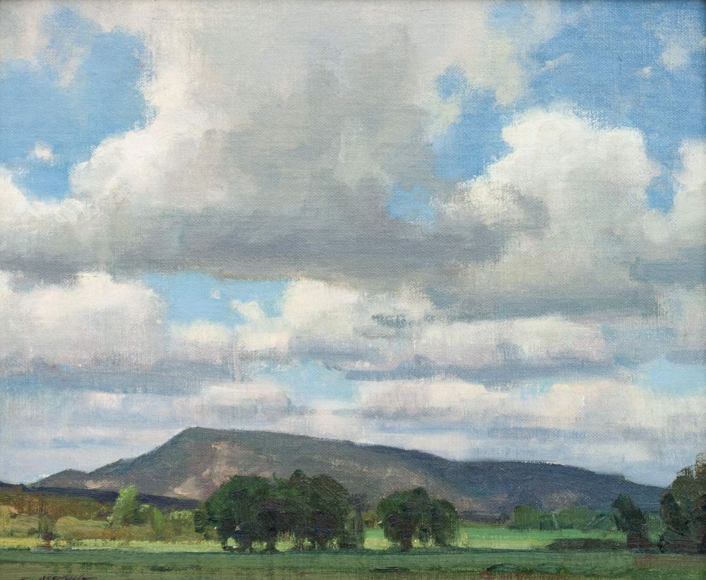 Appraisal: Clyde Aspevig American b Clouds Forbes Trinchera Ranch- Colorado Clyde