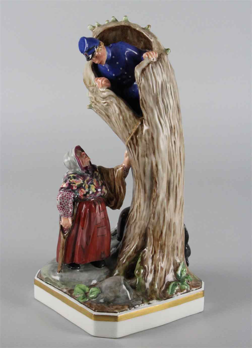 Appraisal: BING GRONDAHL PORCELAIN FIGURE '' THE TINDER BOX'' early th