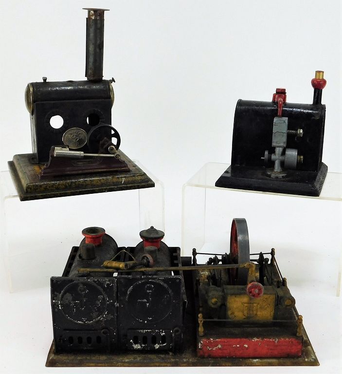 Appraisal: PC Assorted Antique Model Steam Engines Germany United States Early