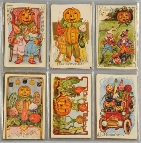 Appraisal: Lot of Halloween Postcards Nice array of rare postcards A