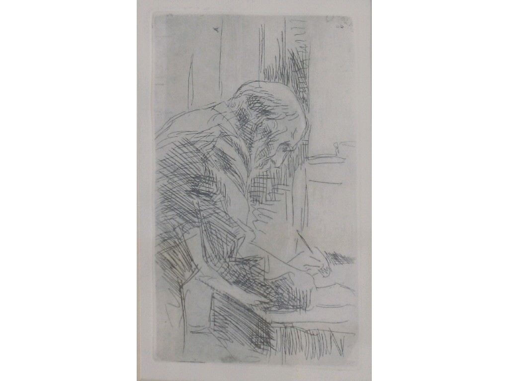 Appraisal: PIERRE BONNARD L'Incisore The Etcher etching mm x mm See