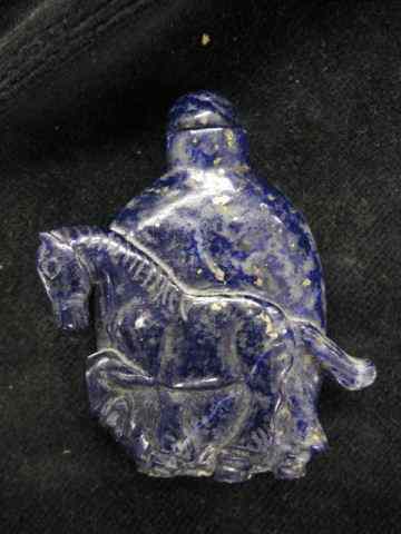 Appraisal: Chinese Snuff Bottle carved horse '' excellent