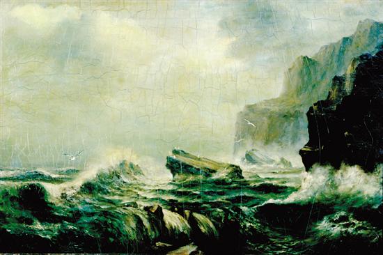 Appraisal: T T Wilson British school early th century STORMY SEAS