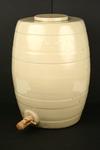 Appraisal: STONEWARE JAR - British yellow ware gallon water cooler stamped