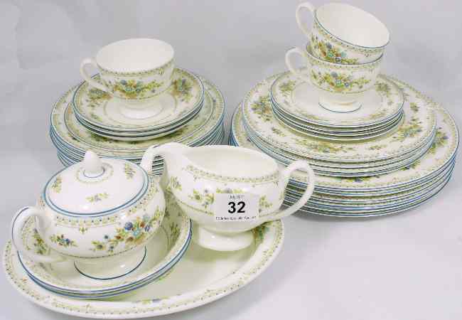 Appraisal: Wedgwood Petersham Dinner and Tea Wares