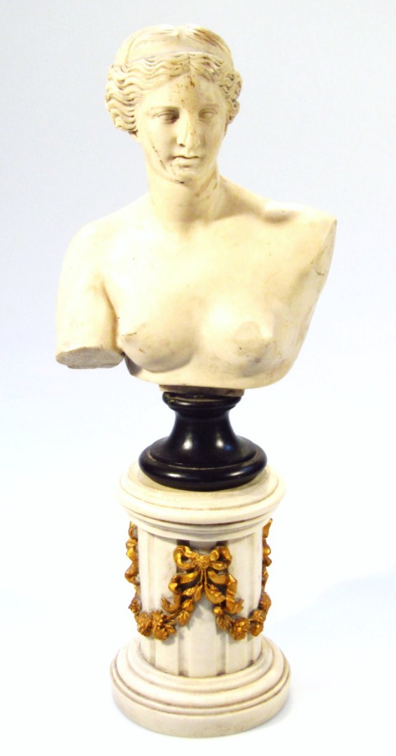 Appraisal: A thC classical statuette of a figure quarter profile on