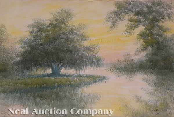 Appraisal: Alexander John Drysdale American New Orleans - Louisiana Bayou oil