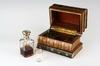 Appraisal: LIQUOR SET - Circa boxed liquor set cased in leather