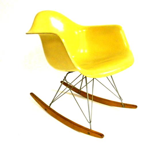 Appraisal: Charles Eames - for Herman Miller early rocking chair RAR