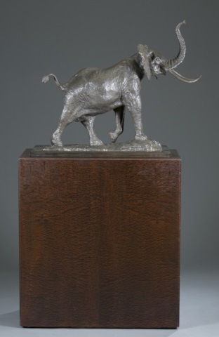 Appraisal: Robert H Rockwell American Virginia - Bronze African Bull Elephant