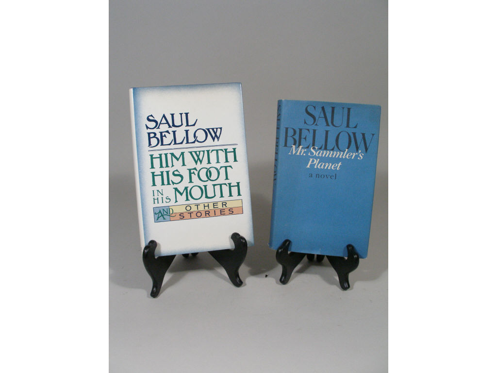 Appraisal: Two Books Signed by Saul Bellow Mr Sammler's Planet in