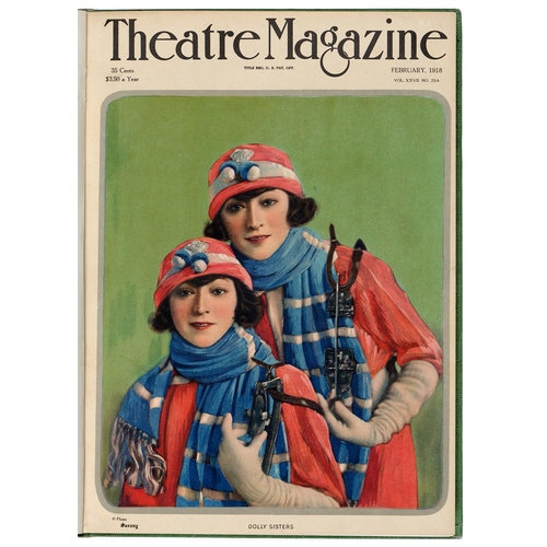 Appraisal: The Theatre Magazine bound volume colour covers and adverts later