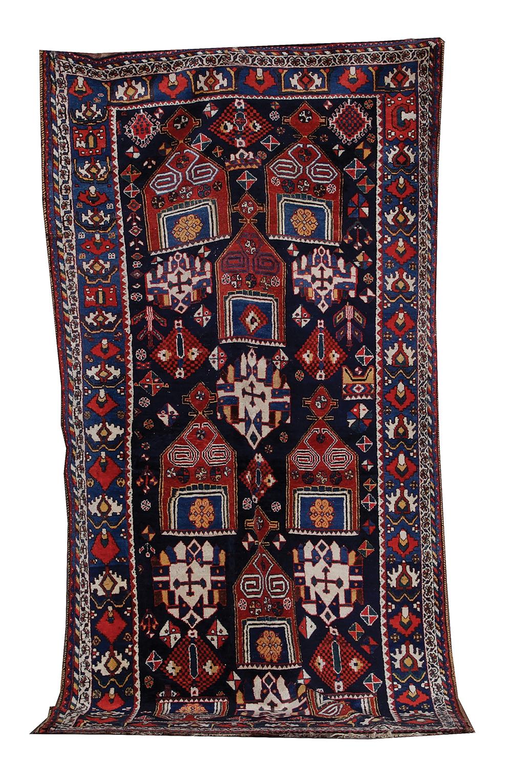 Appraisal: Antique Russian Caucasian carpet circa ' x ' Provenance South