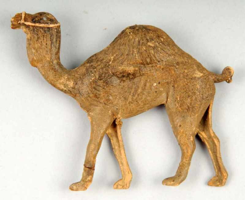 Appraisal: German Dresden Camel Ornament Description Three dimensional One leg is