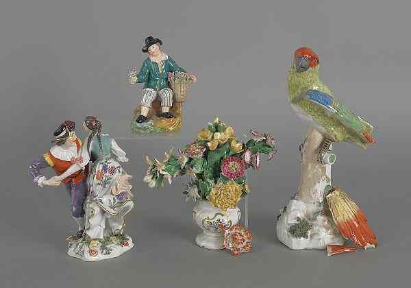 Appraisal: Meissen porcelain figural group of a couple dancing late th