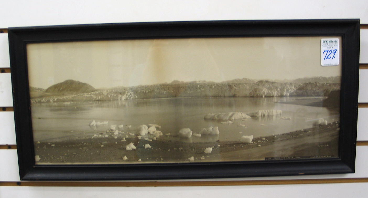 Appraisal: COLLECTIBLE PHOTOGRAPH titled Face of Muir Glacier Alaska dated by