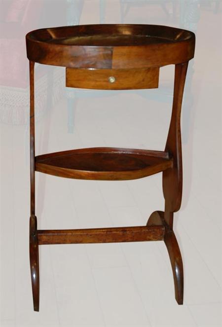 Appraisal: Directoire Style Fruitwood Side Table Estimate -