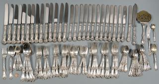 Appraisal: Reed Barton Les Cinq Fleurs Sterling Flatware pcs plus pcs