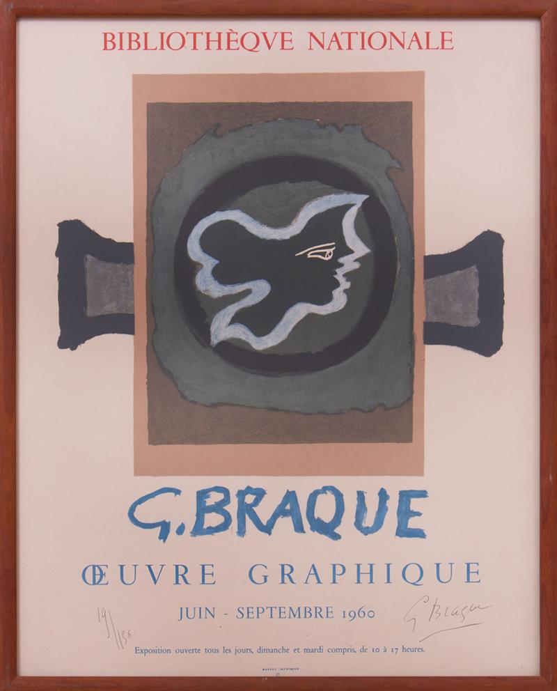 Appraisal: AFTER GEORGES BRAQUE - G BRAQUE OEUVRE GRAPHIQUE Lithograph in