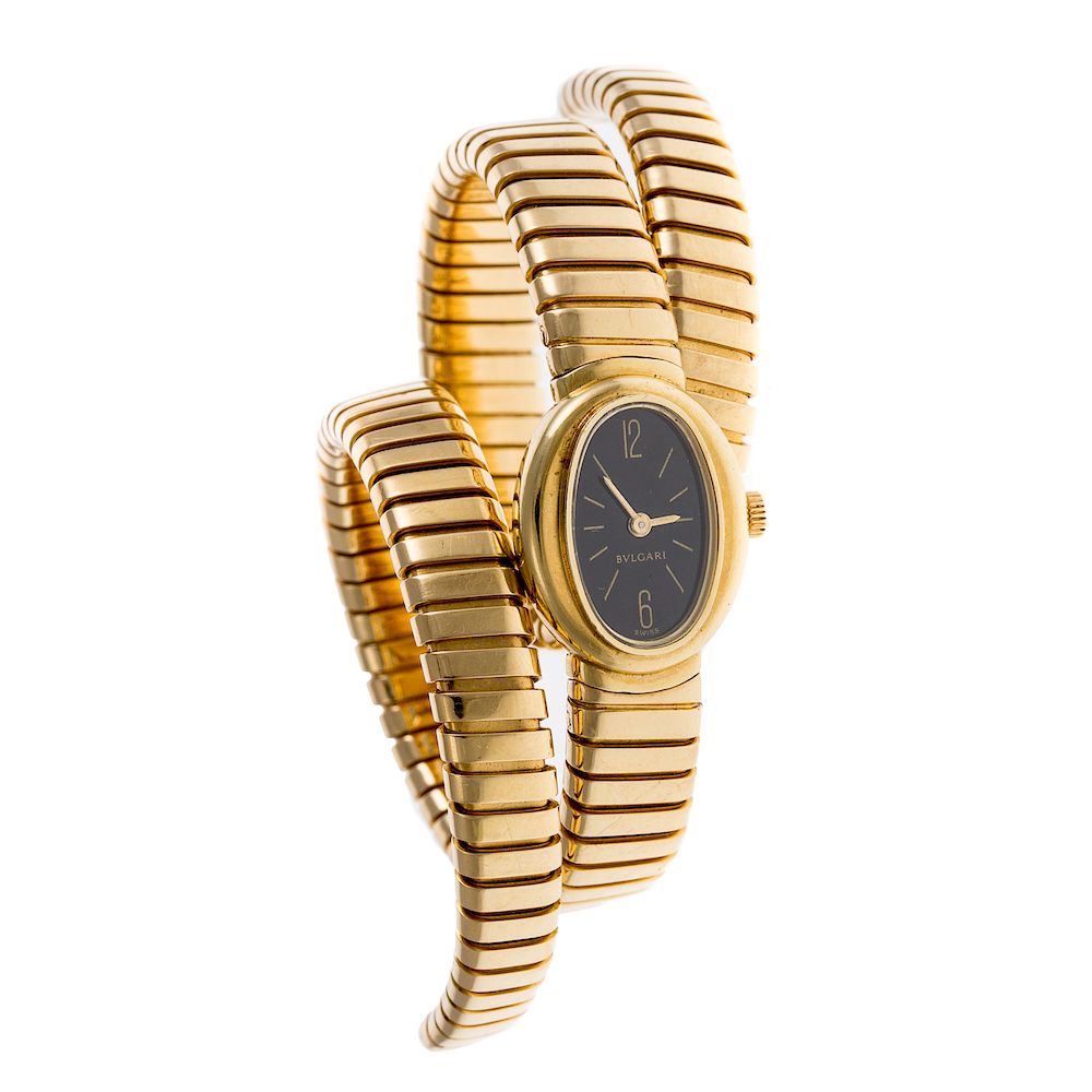 Appraisal: A Ladies K Bulgari Serpentini Wrap Watch K yellow gold