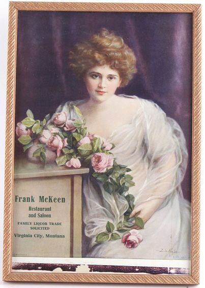 Appraisal: Frank McKeen Virginia City Advert by Zula Kenyon For your