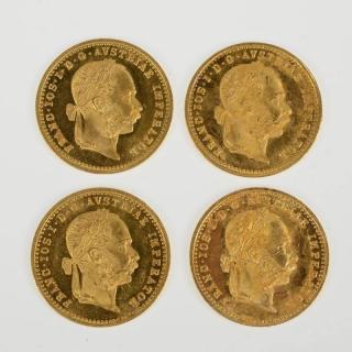 Appraisal: Austrian gold Ducat coins Ungraded