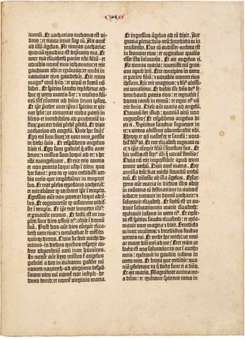 Appraisal: GUTENBERG NEWTON A EDWARD A Noble Fragment being a leaf