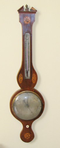 Appraisal: Artist Pochine Title Pochine English Barometer with Convex Glass Cover