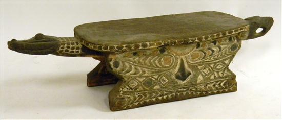 Appraisal: TRIBAL Patembei Men's Stool from the Sepik River area New