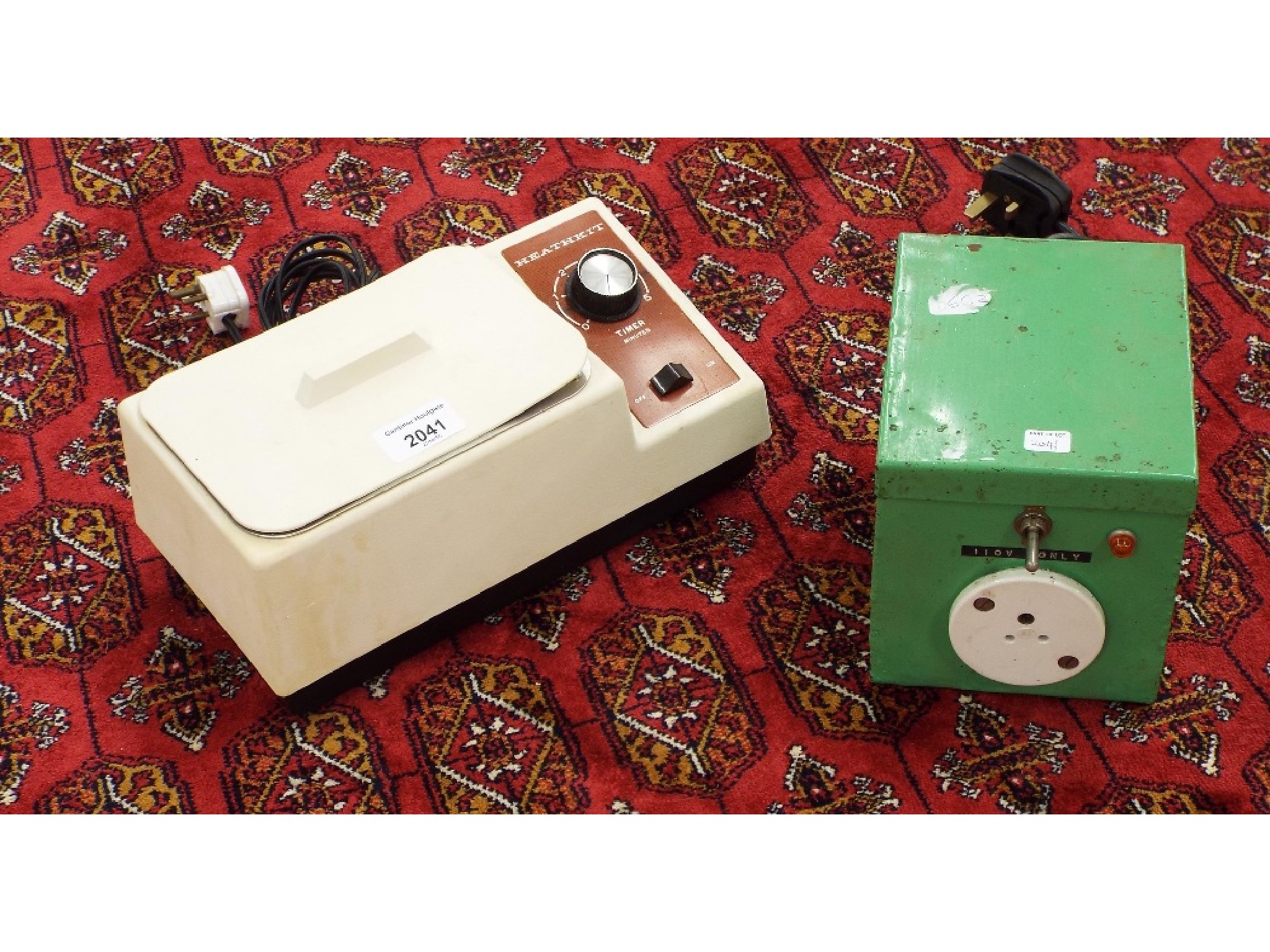 Appraisal: Heathkit watch cleaning machine with transformer