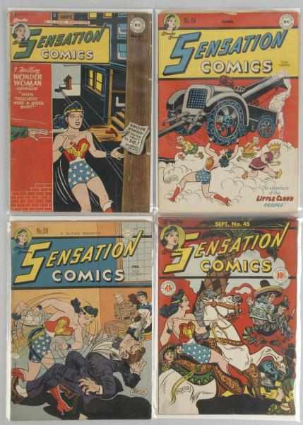 Appraisal: Lot of s Sensation Comics Description This lot includes issues