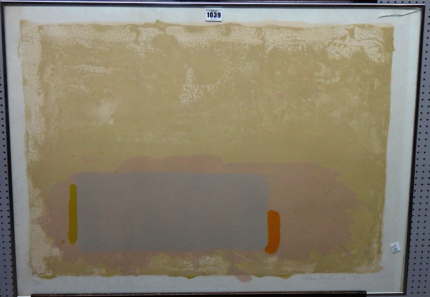 Appraisal: John Hoyland - Untitled colour lithograph signed numbered and dated