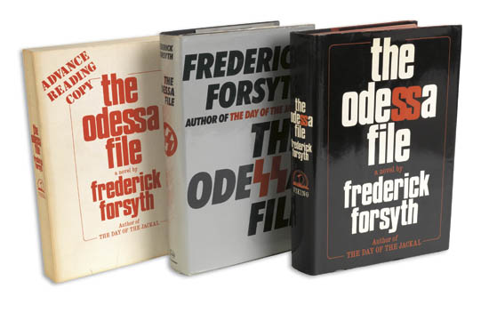 Appraisal: FORSYTH FREDERICK The Odessa File First English Edition Inscribed and