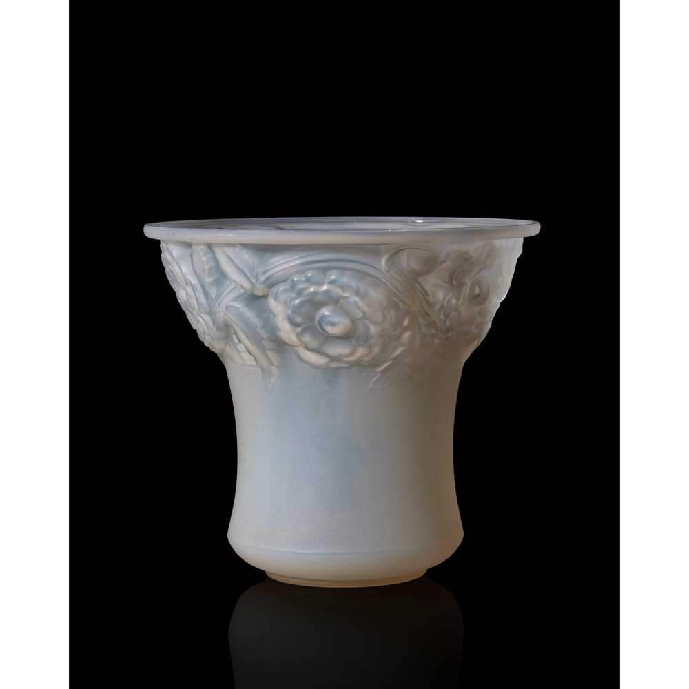 Appraisal: REN LALIQUE FRENCH - ORL ANS VASE NO designed cased