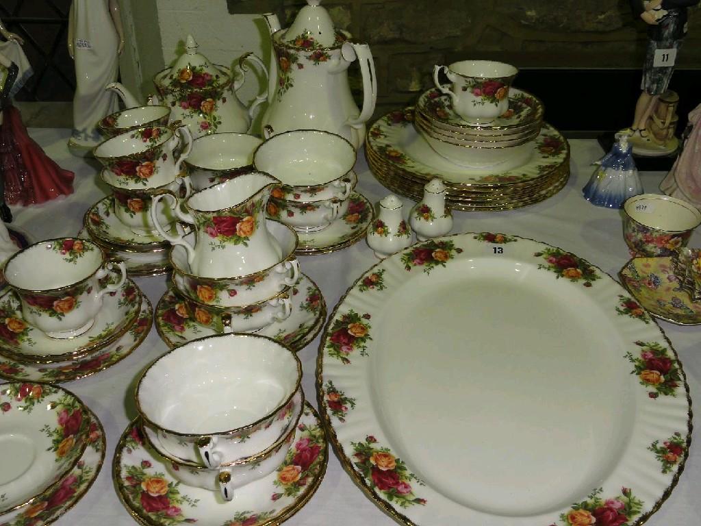 Appraisal: A quantity of Royal Albert Old Country Roses pattern wares