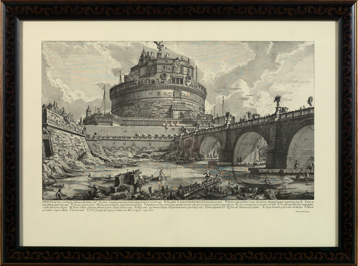 Appraisal: After Giovanni Battista Piranesi Italian - Veduta del Ponte e