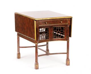 Appraisal: Mario Buatta For John Widdicomb Drop Leaf Table Widdicomb Furniture