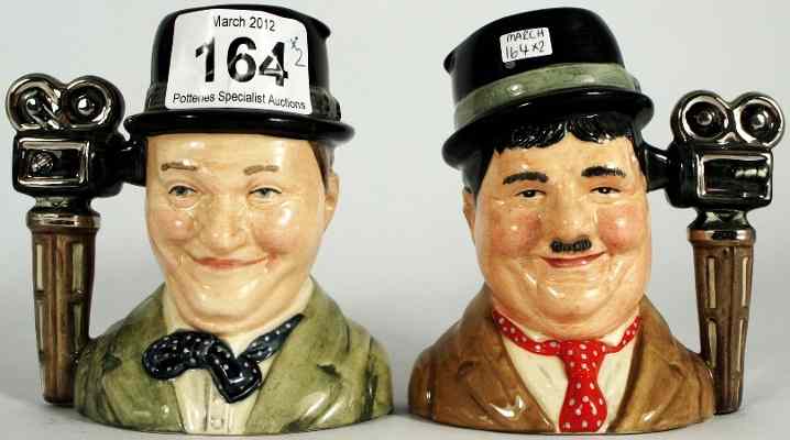 Appraisal: Royal Doulton Small Character Jug Stan Laurel D and Oliver